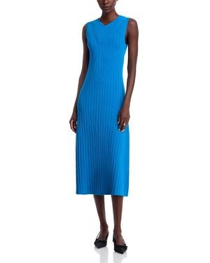 Tahari The Lori Sweater Dress - Blue