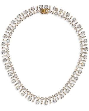 Nadri Stellar Bold Collar Necklace, 16L - Metallic