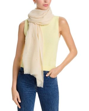 Carolyn Rowan Micro Crystal Scattered Wool Blend Shawl - Blue