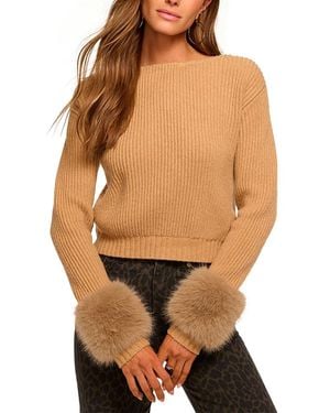 Ramy Brook Lisa Low Back Sweater - Natural