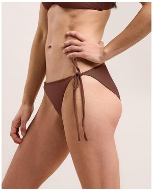 MOLOCO James String Bikini Bottom - Brown