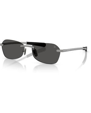 Moncler Orris Geometric Sunglasses, 55Mm - Gray