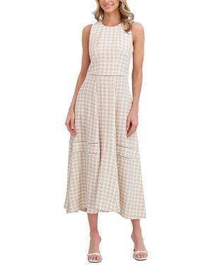 Ted Baker Sleeveless High Neck Midi Dress - Multicolor