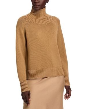 Michael Kors Michael Turtleneck Easy Sweater - Brown