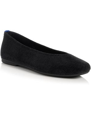 Rothy's Max Velvet Ballet Flats - Black