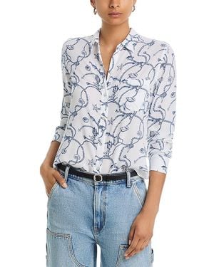 Rails Josephine Button Front Shirt - Blue