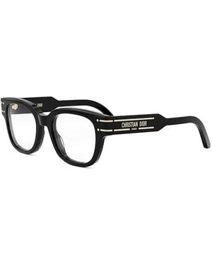 Dior Signature S6I Rectangular Eyeglasses, 50Mm - Black