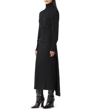 Lanvin Wool And Cashmere Midi Dress - Black