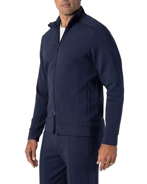 Robert Talbott Evans Track Jacket - Blue