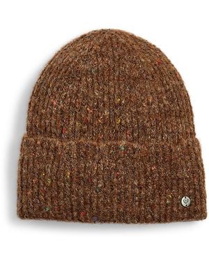 V. Fraas Donegal Ribbed Cuff Beanie - Brown