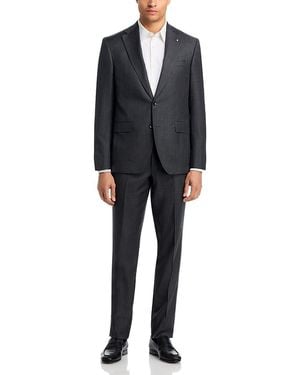 Jack Victor Esprit Regular Fit Sharkskin Suit - Black