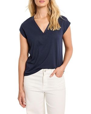 NIC+ZOE V Neck Tank Top - Blue