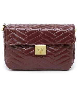 Think Royln Moto Small Quilted Shoulder Bag - Purple