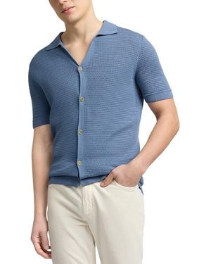 Onia Drop Needle Sweater Shirt - Blue