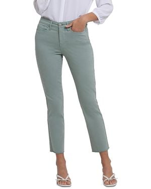 NYDJ Petite Sheri High Rise Cropped Skinny Jeans - Blue