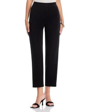 Misook Straight Pull On Pants - Black