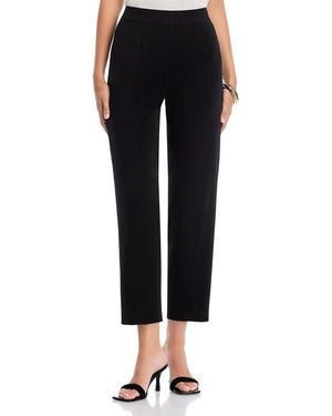 Misook Straight Pull On Pants - Black