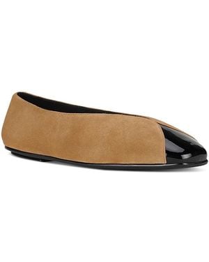 Jeffrey Campbell Grasp Suede & Leather Ballet Flats - Brown