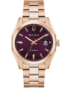 Bulova Classic Surveyor Watch, 39Mm - Pink