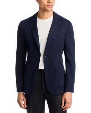 BOSS Hanry Slim Fit Cotton Blazer - Blue