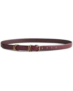 Madewell Jodi Leather Belt - White