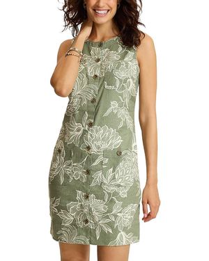 Tommy Bahama Palmadora Sleeveless Mini Dress - Green