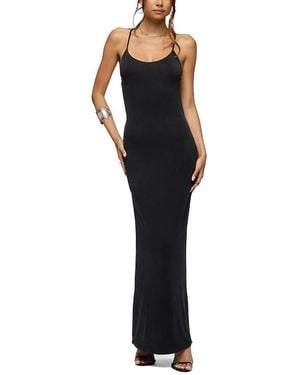 Edikted Zhuri Ring Backless Maxi Dress - Black