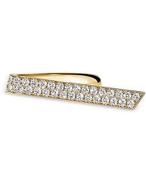 Hearts On Fire 18K Inside Out Diamond Elongated Flip Ring - White
