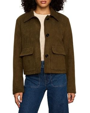 Sanctuary Avid Faux Suede Jacket - Brown