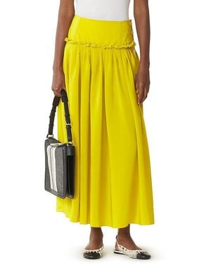 Lanvin Basque Skirt - Yellow