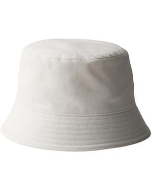 Prada Cotton Drill Bucket Hat - Gray