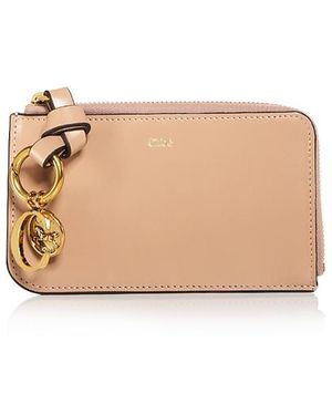 Chloé Alphabet Small Clutch Bag - Natural