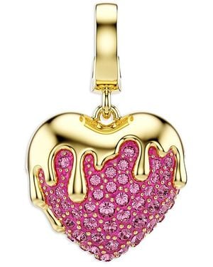 Swarovski Idyllia Crystal Heart Charm - Pink