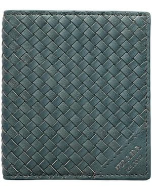 Prada Leather Wallet - Green