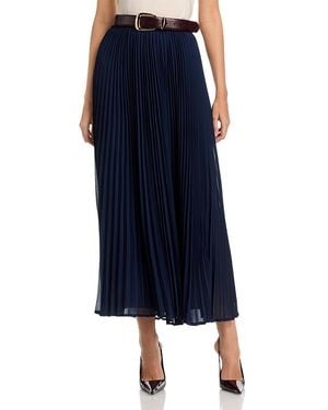 Michael Kors Michael Pleated Maxi Skirt - Blue