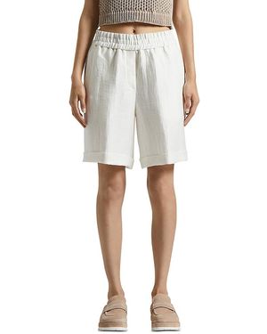 Peserico Loose Fit Shorts - White