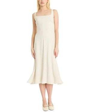 Luxely Square Neck Dress - Natural