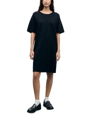 Gerard Darel Clo Short Sleeve Tee Dress - Blue