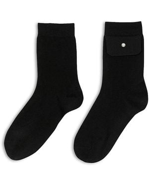 Sandro Bead Detail Socks - Black