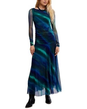 Free People Sunnei Maxi Dress - Blue