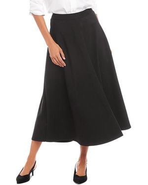Karen Kane Midi Circle Skirt - Black