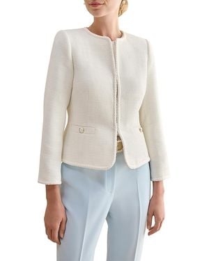 Hobbs Otillia Tweed Jacket - White