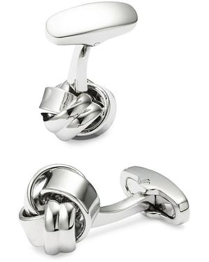 Link Up Knot Cufflinks - White