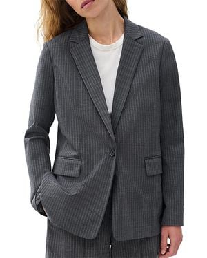 Rag & Bone Jennifer Striped Combo Blazer & Vest Set - Gray