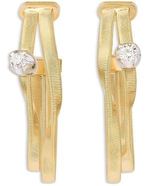 Marco Bicego 18K Marrakech Diamond Multi Strand Drop Earrings - Metallic