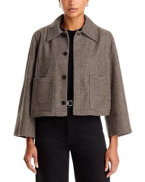 FRAME The Brushed Wool & Cashmere Cardi - Brown