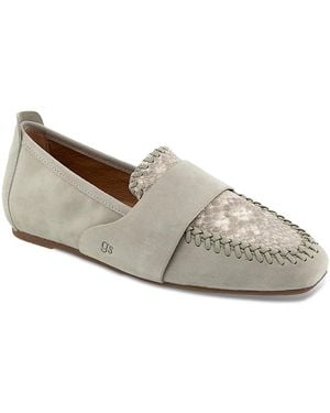 Gentle Souls Sandra Suede Loafers - Gray