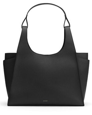 Cuyana Double Loop Satchel - Black