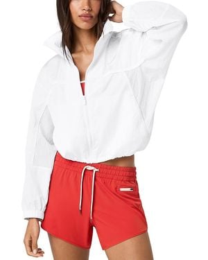Vuori Court Full Zip Jacket - White