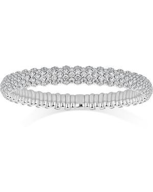 Zydo 18K Diamond Domed Stretch Bracelet - White